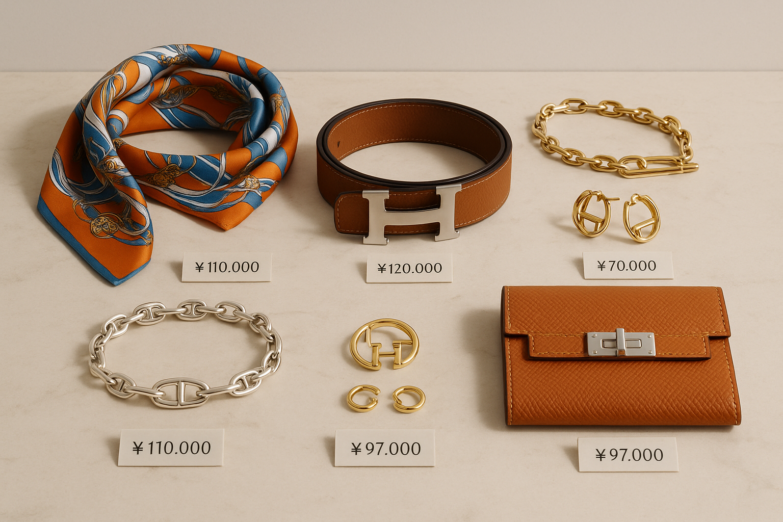 エルメスのメンズアクセサリーの値段一覧｜定番モデルから中古相場まで 