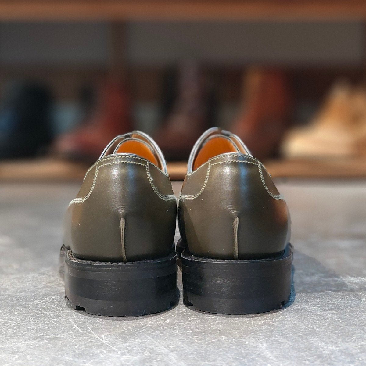 新品未使用 【J.M.WESTON】ジェイエムウエストン 641 ゴルフ Uチップ ボックスカーフ ハンターグリーン サイズ UK7.5D 31ラスト 定価168,300-