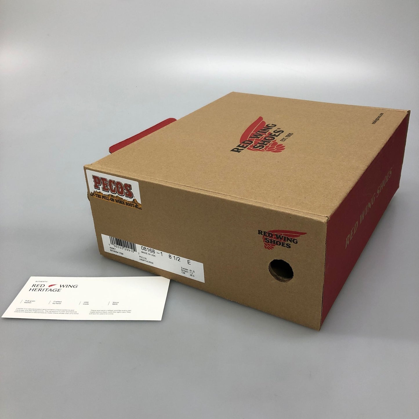 【RED WING】レッドウィング 8168 ブーツ ブラウン(茶系) サイズ 8.5 ラスト