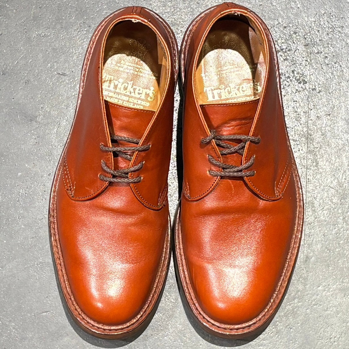【Tricker's】トリッカーズ ウィンストン チャッカブーツ M7468 カーフ ブラウン サイズUK6.5