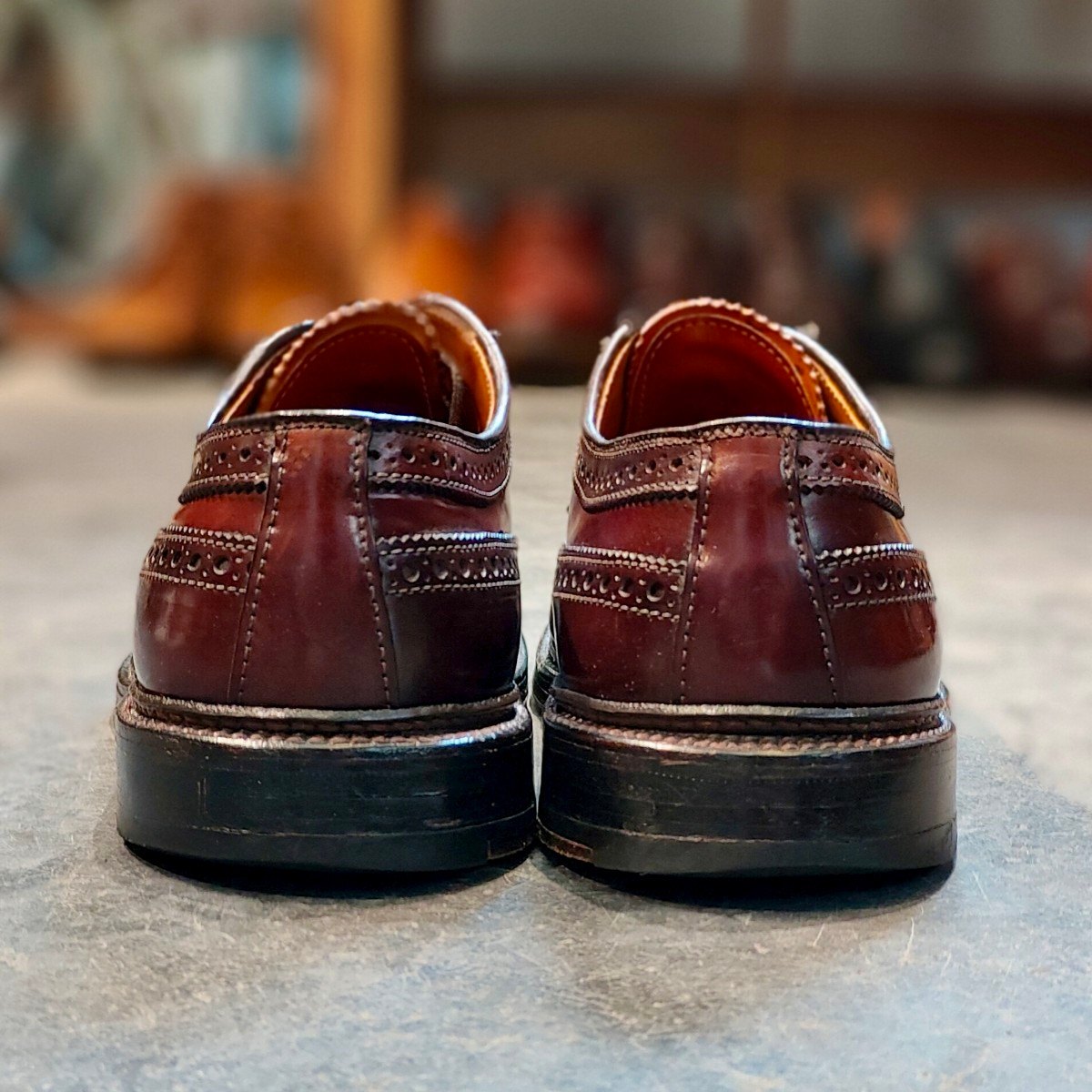 【ALDEN】オールデン 975 LWB コードバン ダークバーガンディ サイズ US7D バリーラスト 参考定価¥214,500-