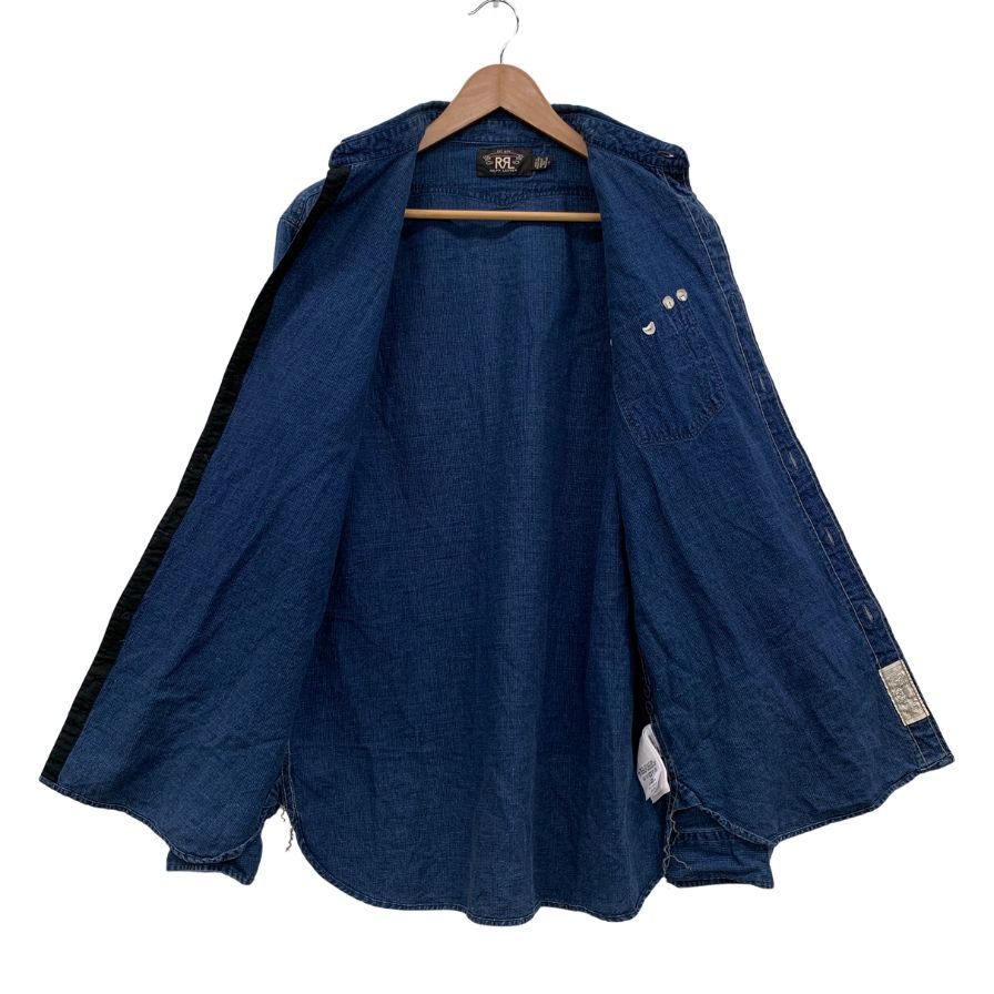 【RRL RALPH LAUREN】ダブルアールエル ラルフローレン デニムシャツ サイズ