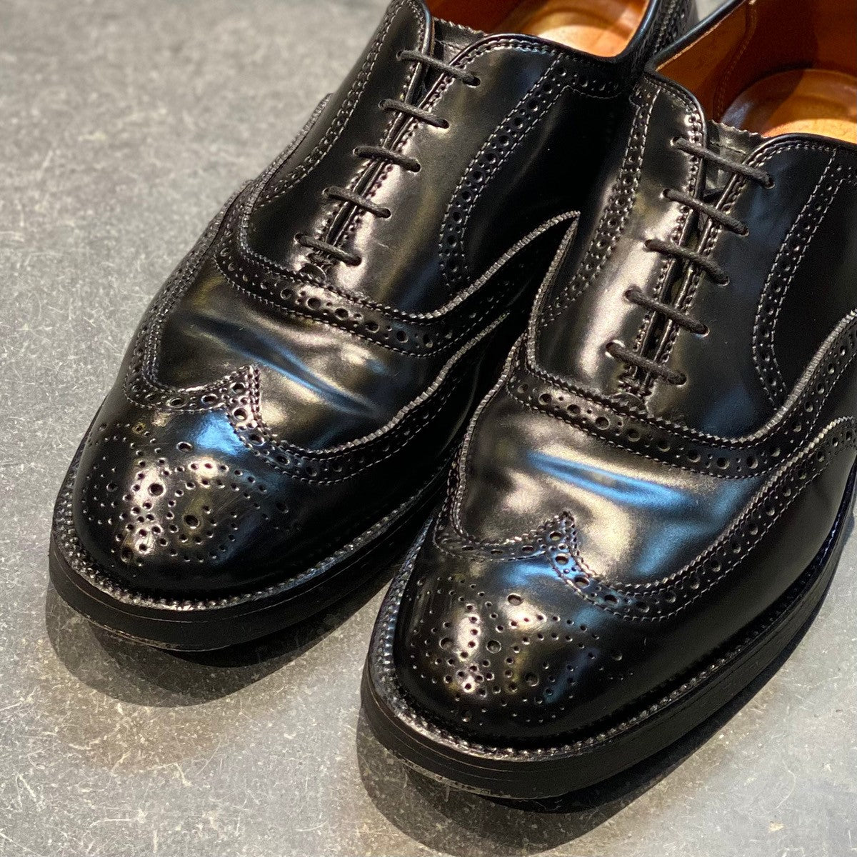 【ALDEN】オールデン ウイングチップ 9741 コードバン ブラック サイズ US8D ラスト