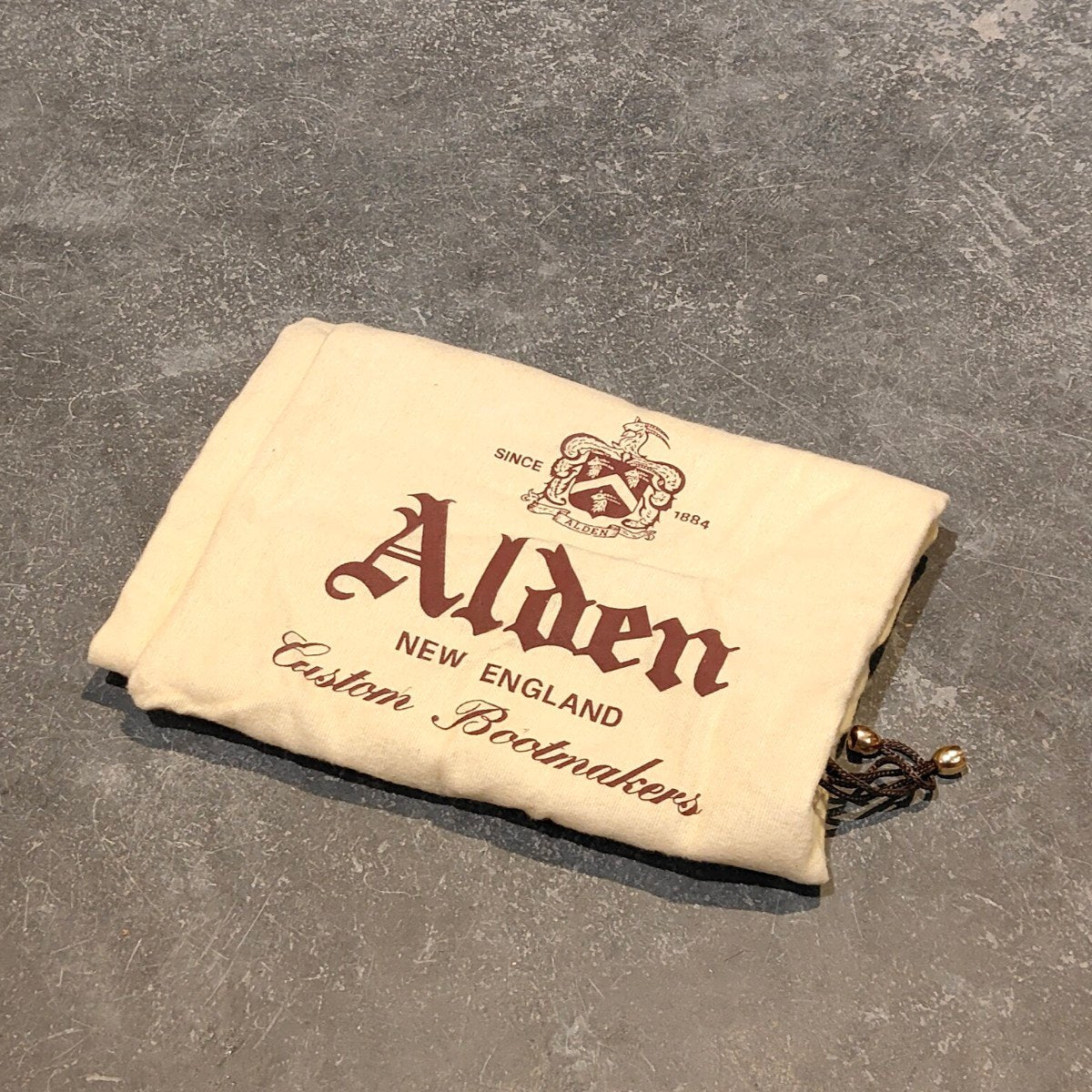 希少 新品未使用【ALDEN】オールデン TASSELS別注 20480 ショートウイングチップ コードバン ウイスキー サイズUS7D アバディーンラスト