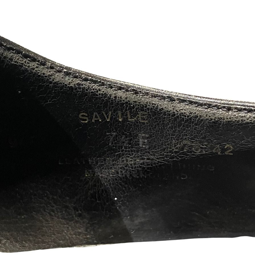 【Crockett&Jones】クロケット&ジョーンズ ビジネスシューズ レザー ブラック(黒) サイズ UK7.5E ラスト