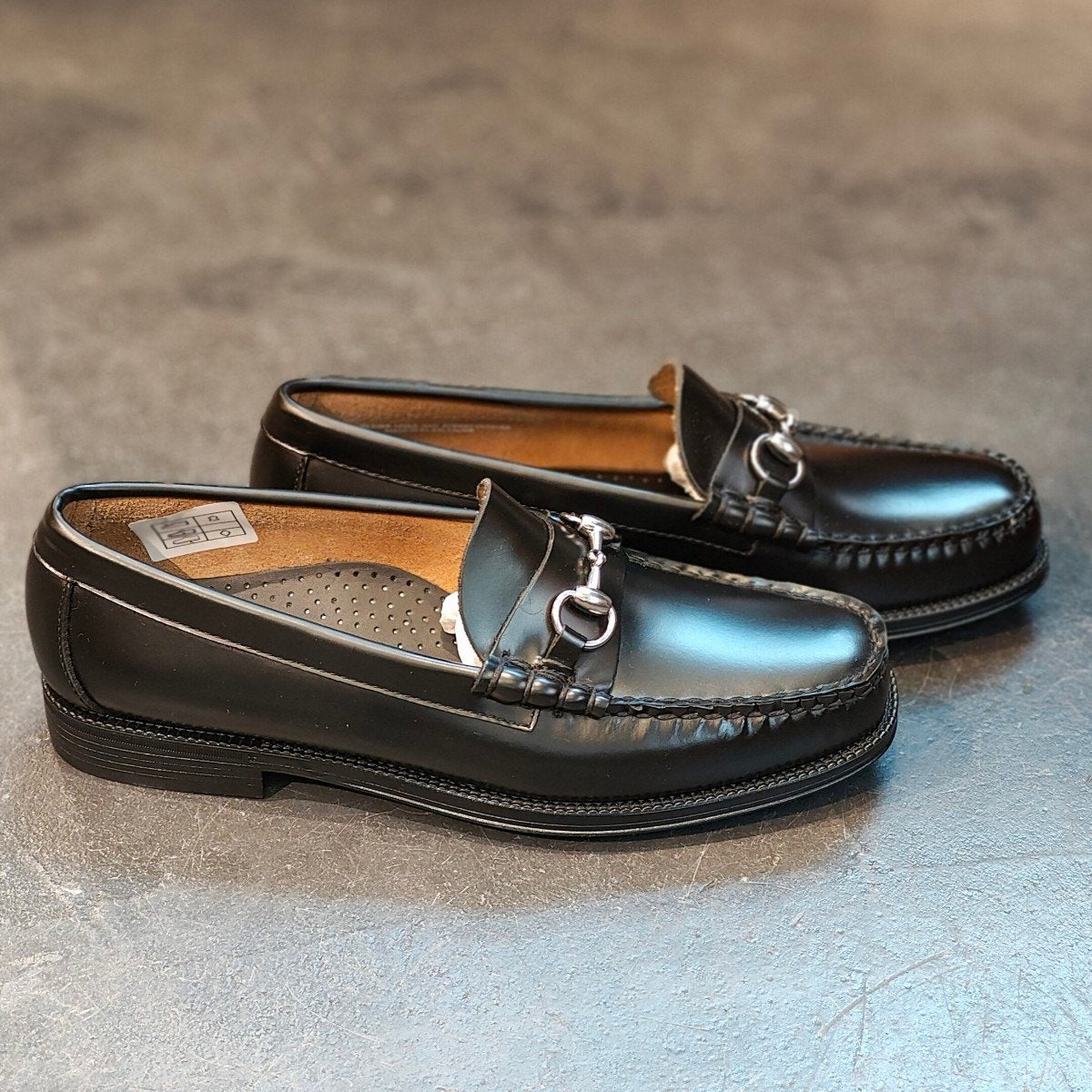 新品未使用 【G.H.Bass&Co.】ジーエイチバス 11775 リンカーン モックビットローファー カーフ ブラック サイズ US9 定価¥27,500-