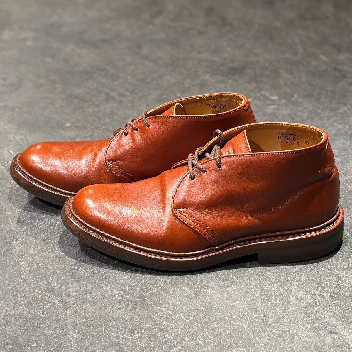 【Tricker's】トリッカーズ ウィンストン チャッカブーツ M7468 カーフ ブラウン サイズUK6.5