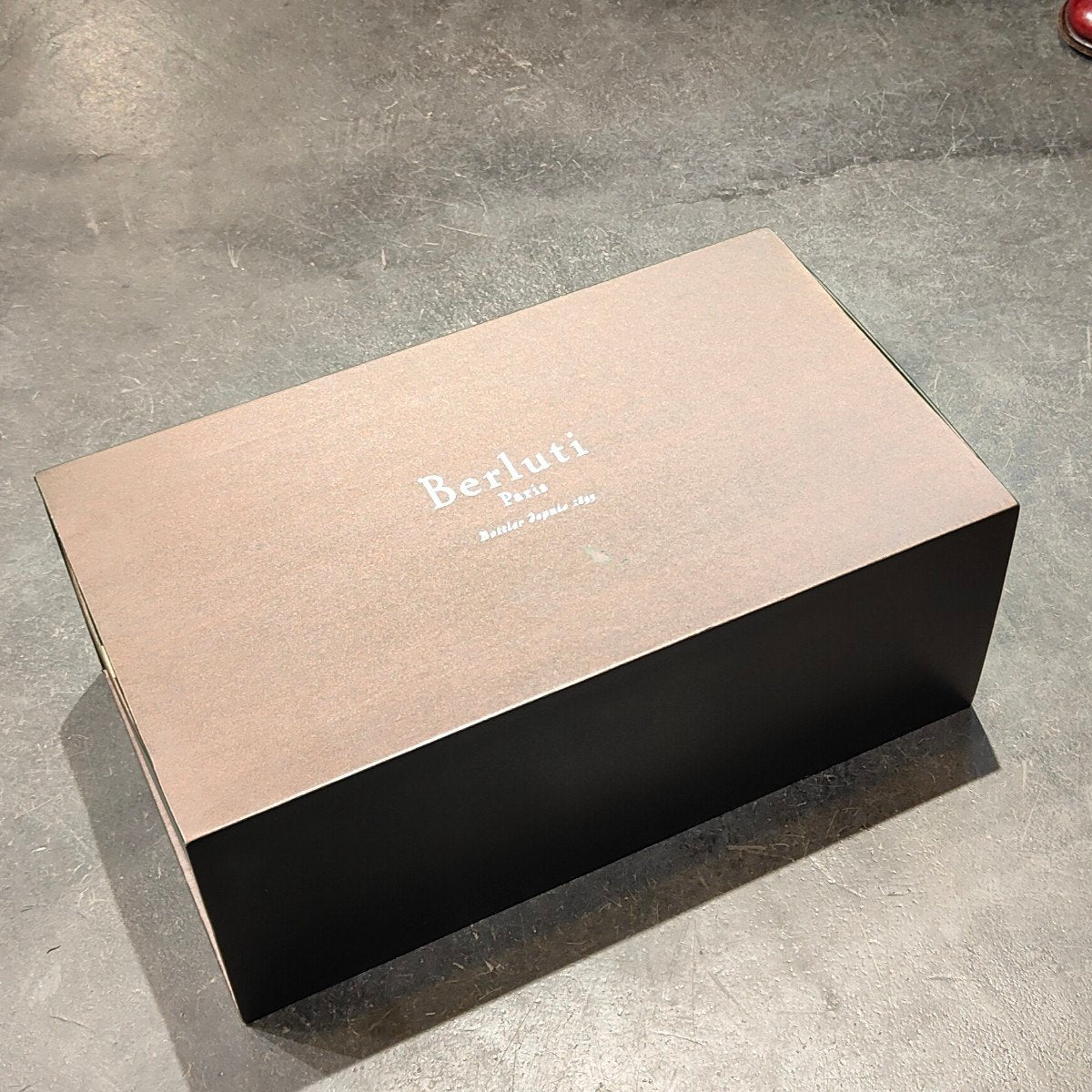 新品未使用 【BERLUTI】ベルルッティ アンディ ローファー カーフ パティーヌ ブルー サイズ UK9