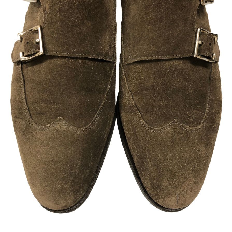【John Lobb】ジョンロブ ビジネスシューズ スエード ブラウン(茶系) サイズ 6E 7000ラスト
