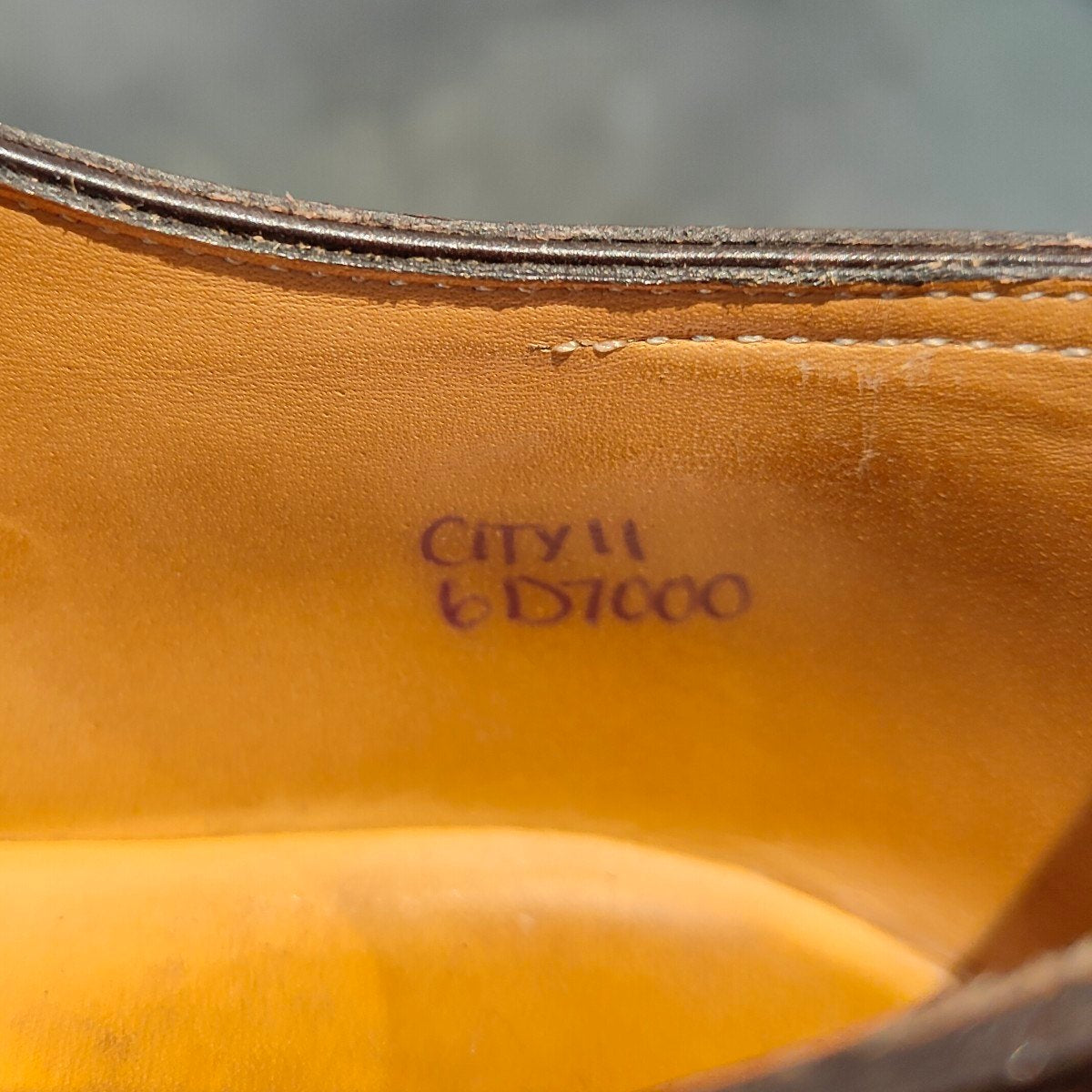 極美品 【JOHNLOBB】ジョンロブ シティ2 ミュージアムカーフ ダークブラウン サイズ UK6D 7000ラスト 定価¥215,600-