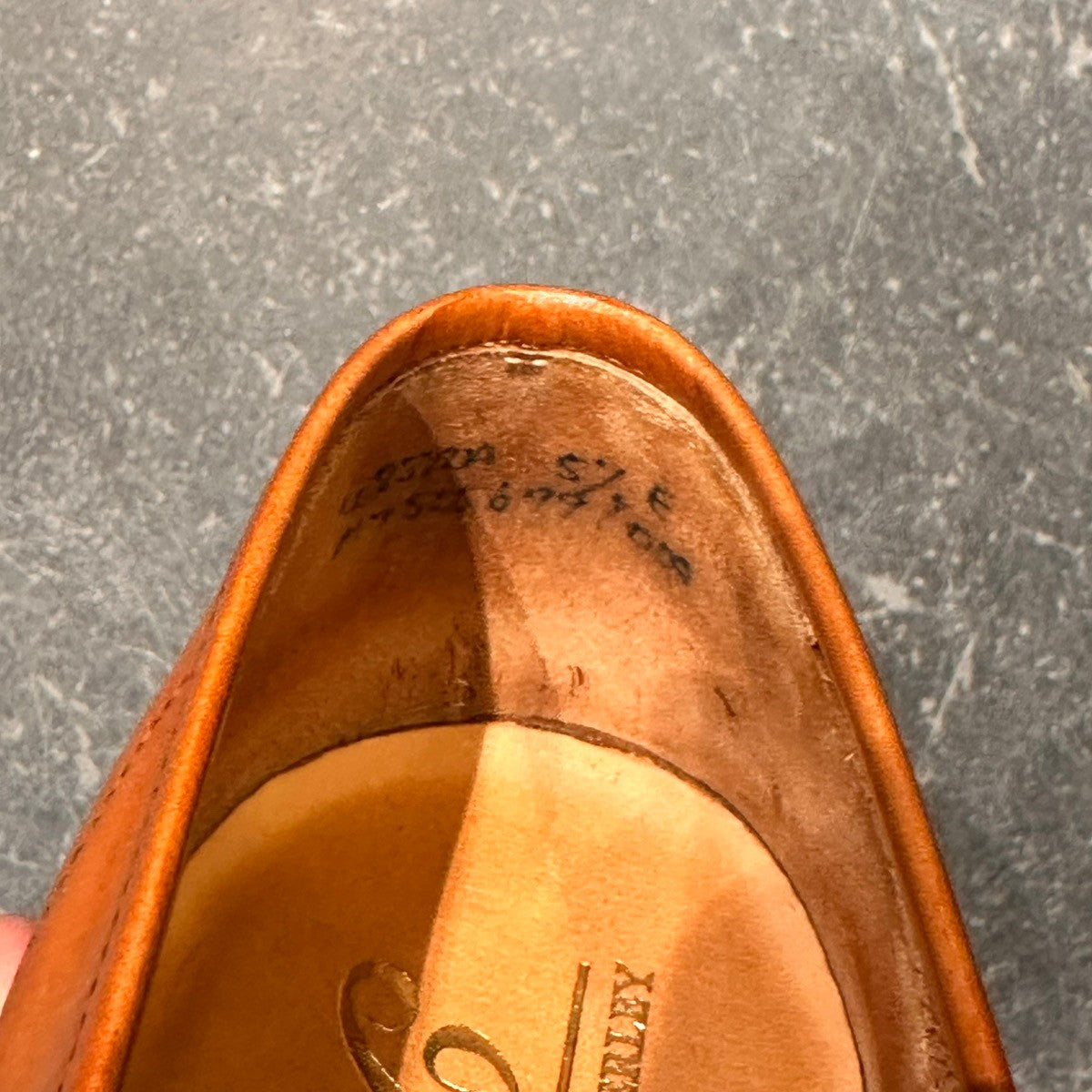 【GEORGE CLEVERLEY】ジョージクレバリー 48522 ローファー カーフ アンラインド ブラウン サイズUK5.5E