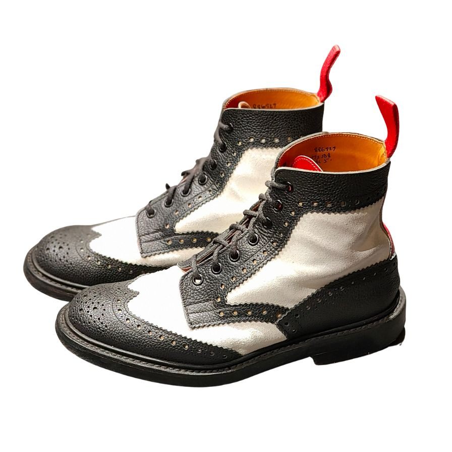 【Tricker’s】トリッカーズ M2508 ブーツ レザー、カーフスエード マルチカラー(複数色) サイズ UK6.5 ラスト