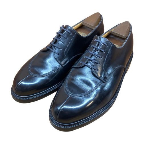 【J.M.WESTON】ジェイエムウエストン 598 ハーフハント スプリットトゥ カーフ ブラック サイズ 6E