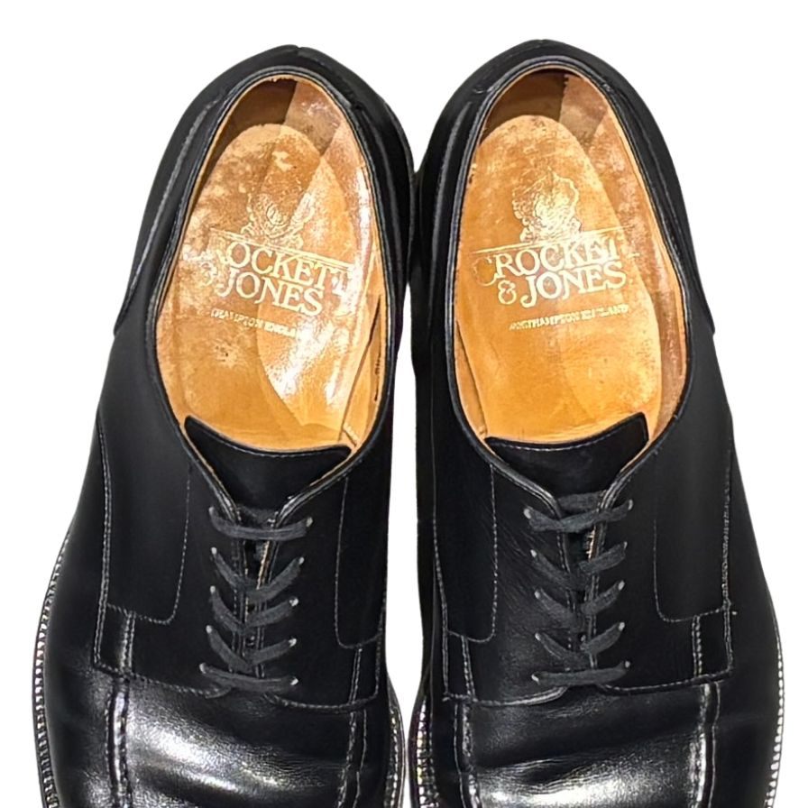 【CROCKETT&JONES】クロケット&ジョーンズ ビジネスシューズ ブラック(黒) サイズ UK8.5E ラスト