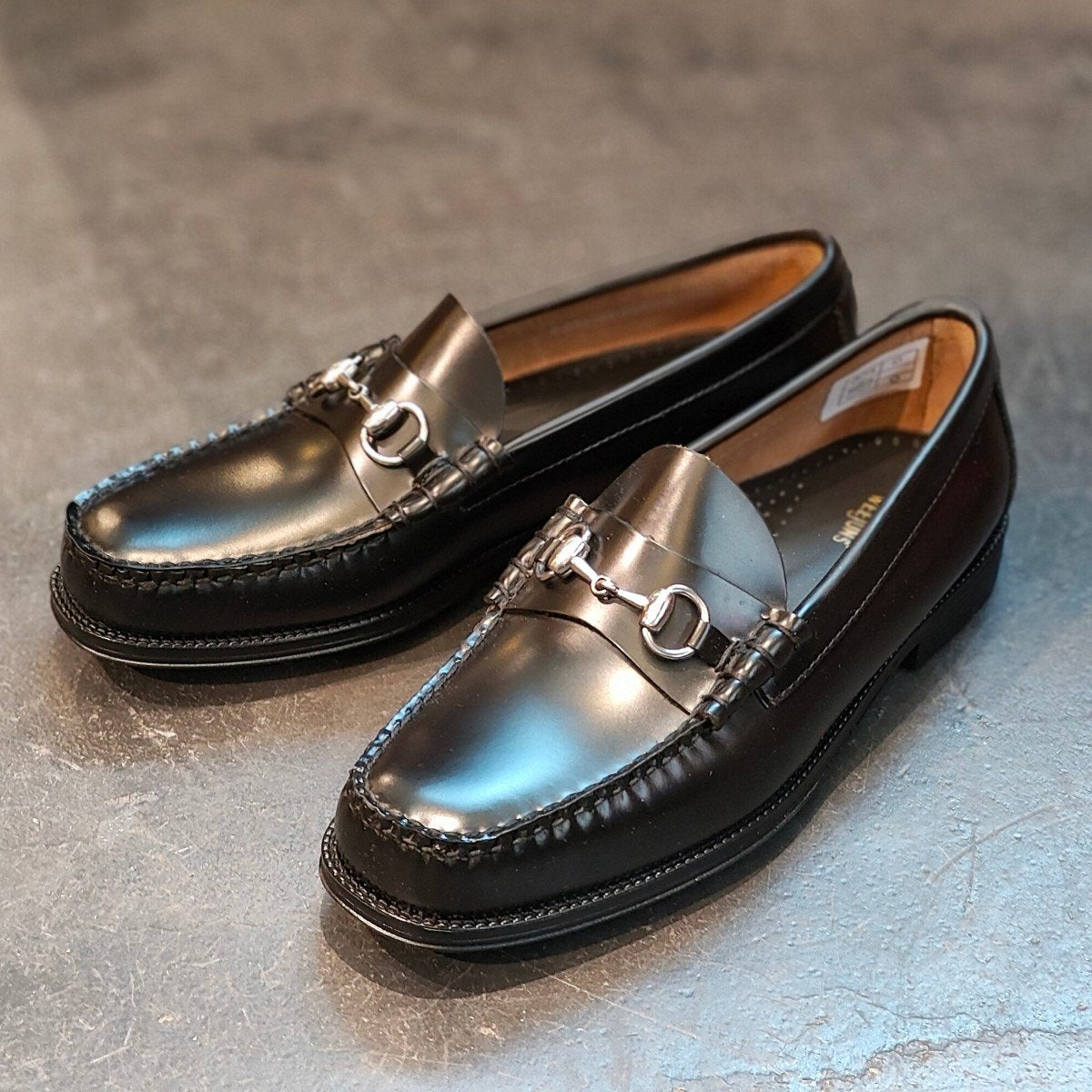 新品未使用 【G.H.Bass&Co.】ジーエイチバス 11775 リンカーン モックビットローファー カーフ ブラック サイズ US9 定価¥27,500-