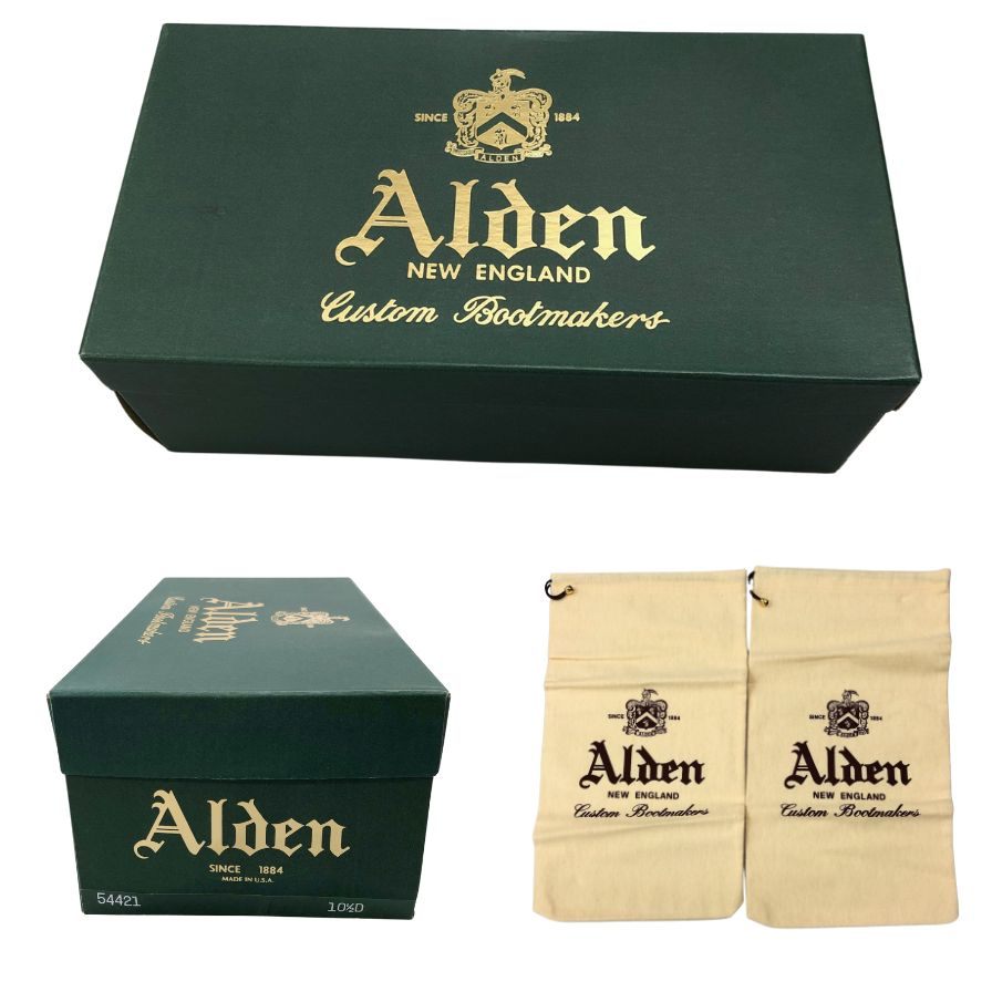 【ALDEN】オールデン 54421 ビジネスシューズ カーフ ブラウン(茶系) サイズ 10.5 ラスト