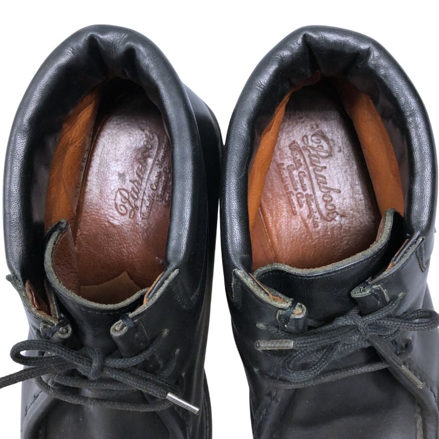 希少 デカタグ【Paraboot】パラブーツ ミリー チロリアン ブーツ ブラック サイズ 40
