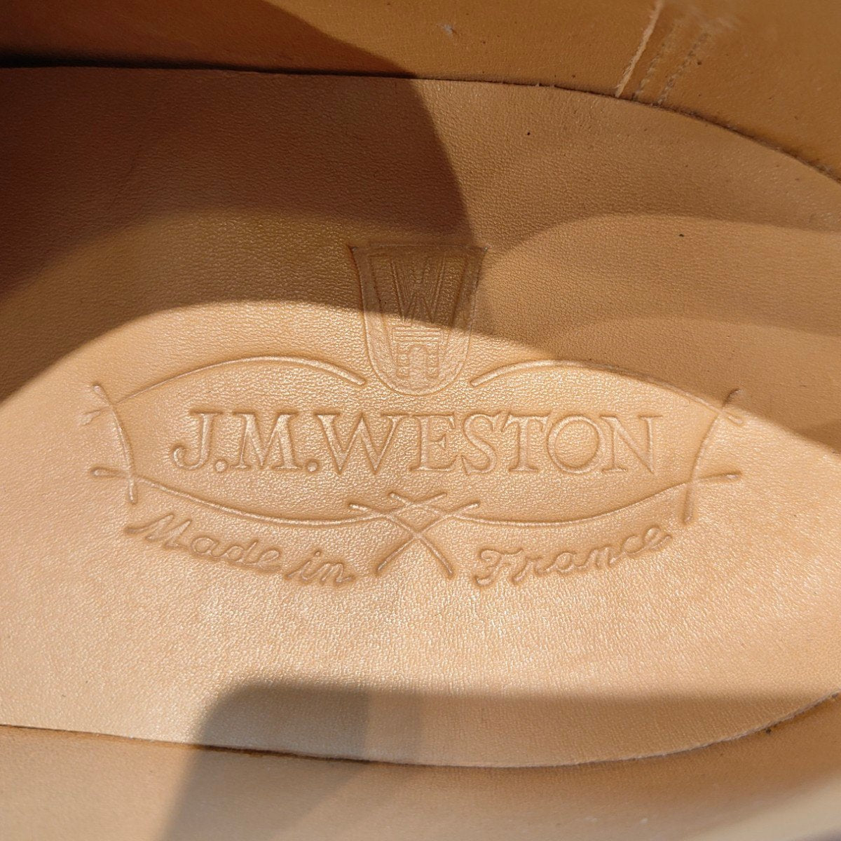 希少 新品未使用 【J.M.WESTON】ジェイエムウエストン 641 ゴルフ Uチップ ロシアンカーフ タンブラウン サイズ US7.5D 31ラスト