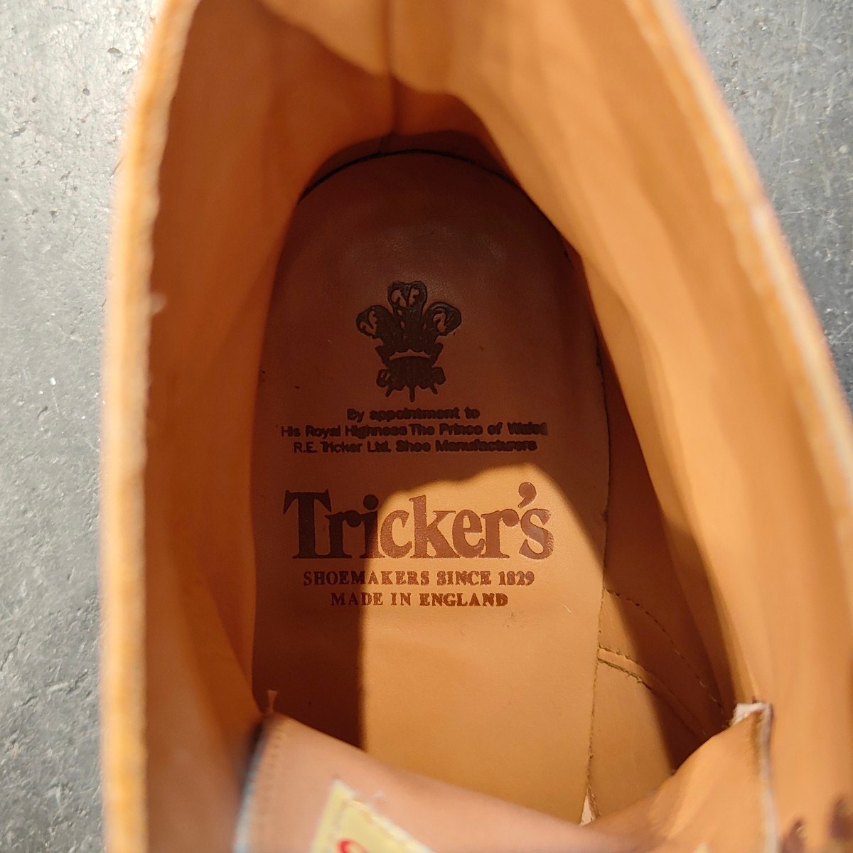 使用数回 【Tricker’s】トリッカーズ モールトン ブーツ カーフ エイコン サイズ UK6.5 参考定価¥132,000-