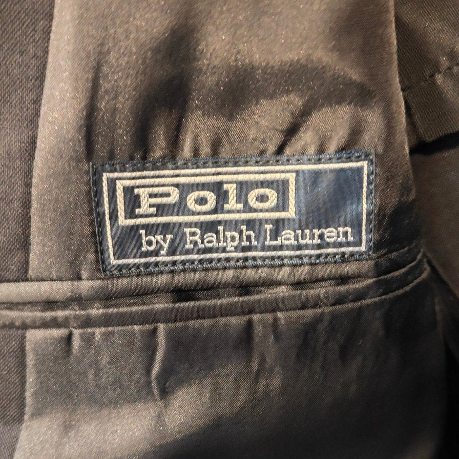 【POLO RALPH LAUREN】ポロ ラルフローレン 紺ブレザー ダブルブレスト ウール サイズ170(M相当)
