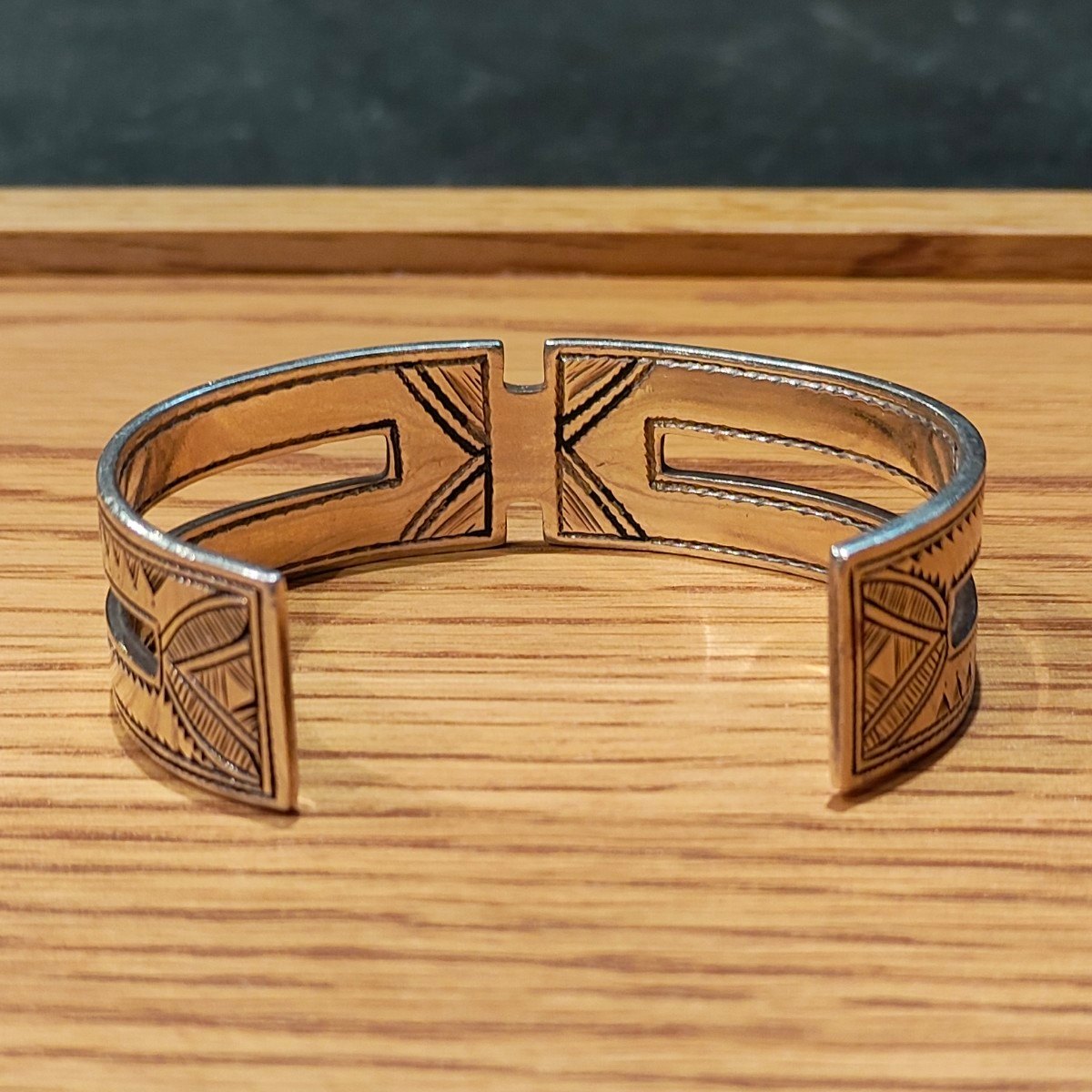 【HERMES Accessory】エルメス バングル トゥアレグ T4 シルバー925 ユニセックス 腕まわり18.0cm