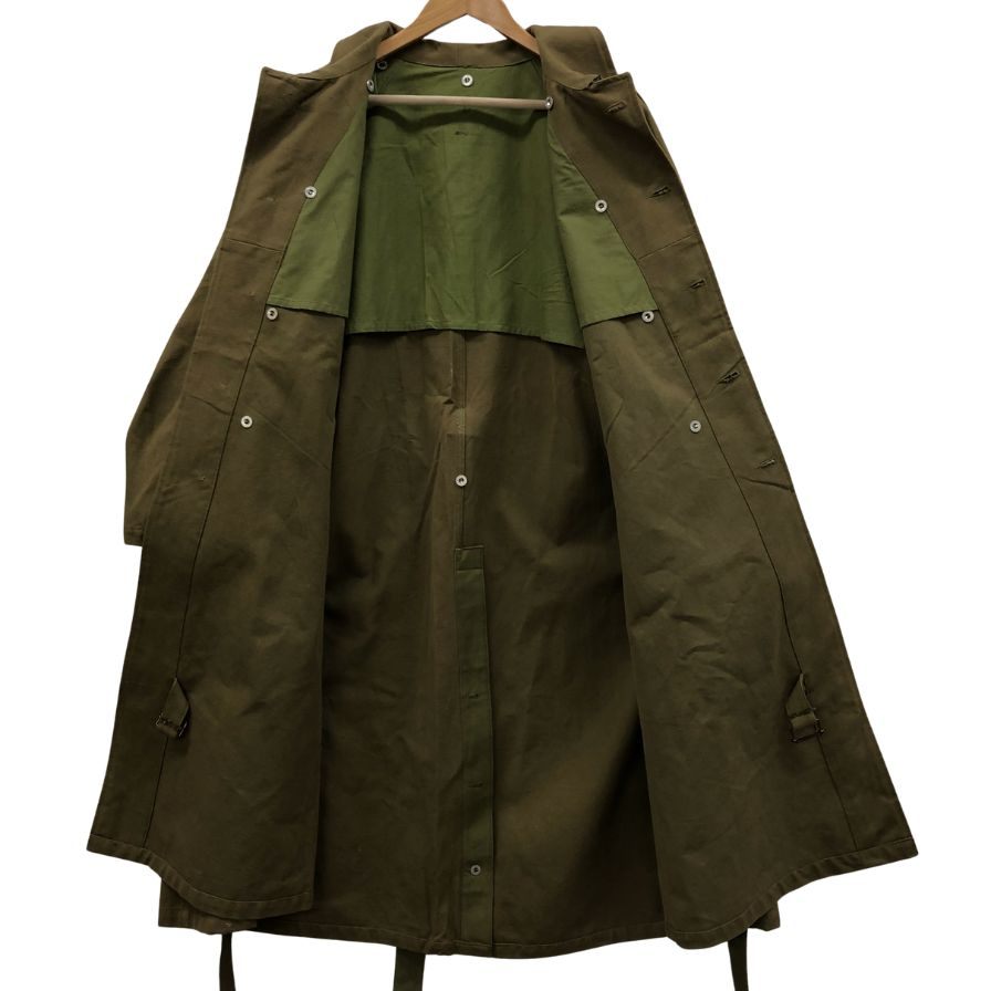 50s 【FRENCH ARMY】 フランス軍 Mー35 モーターサイクルコート サイズ2 カーキ