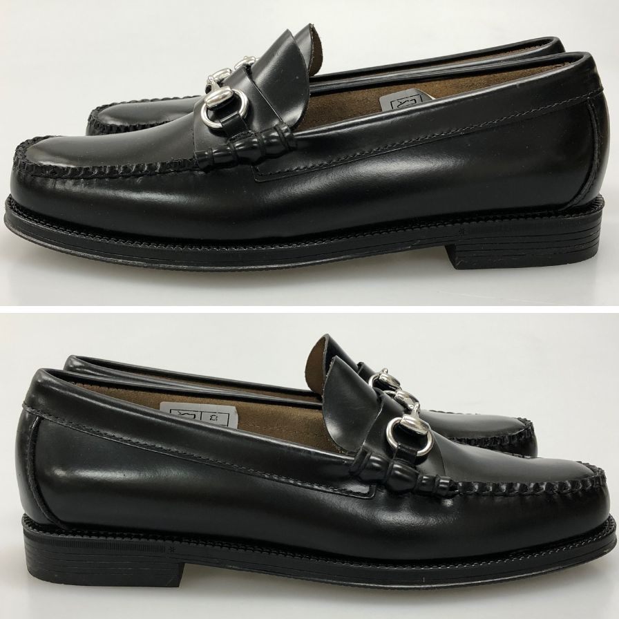 新品未使用 【G.H.Bass&Co. 】 ジーエイチバス 11775 リンカーン ビットローファー ハイシャインレザー ブラック サイズ US7 定価¥34,100-