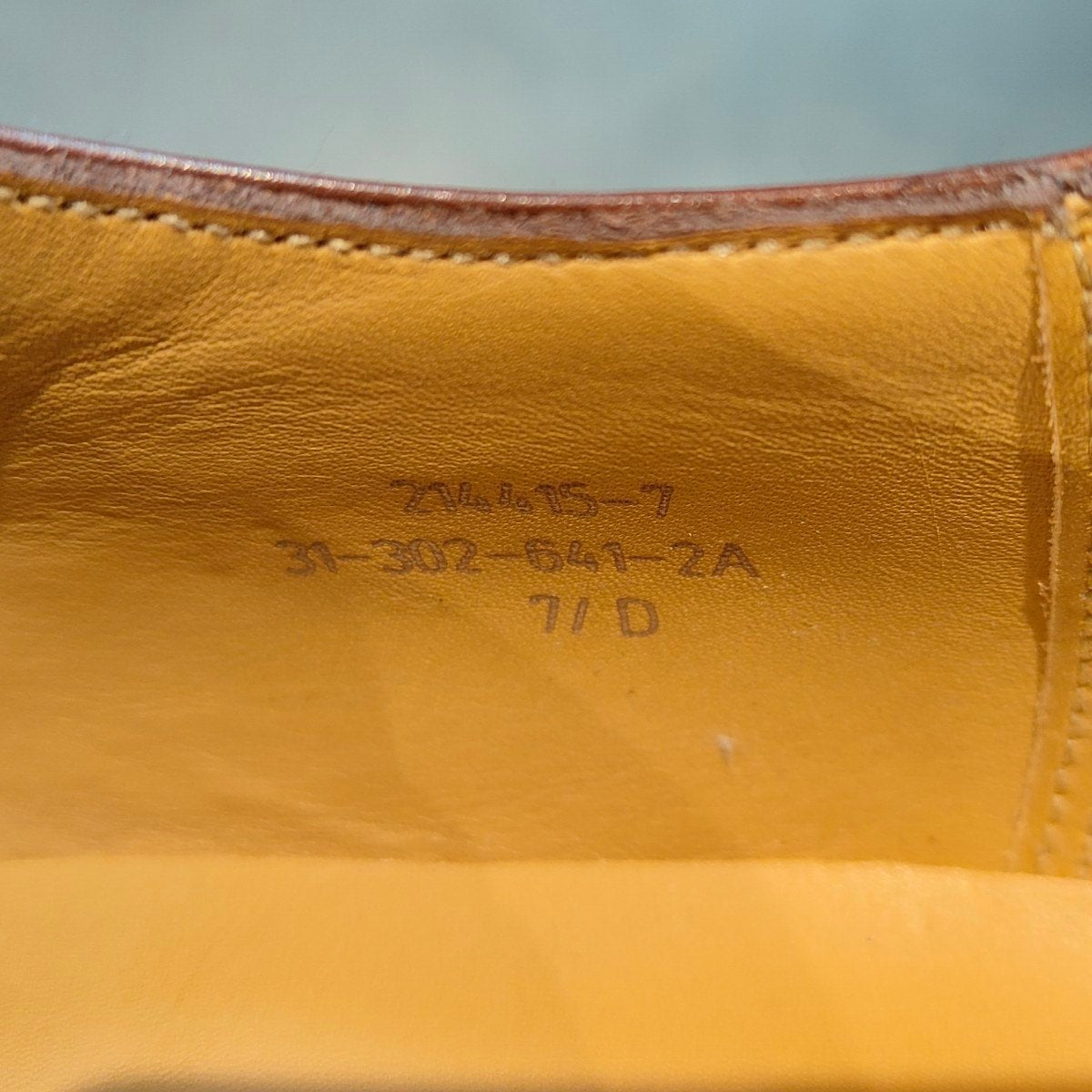 希少 新品未使用 【J.M.WESTON】ジェイエムウエストン 641 ゴルフ Uチップ ロシアンカーフ タンブラウン サイズ US7.5D 31ラスト