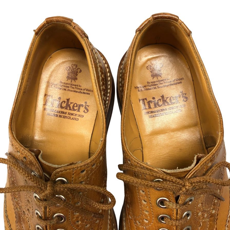 【Tricker's】トリッカーズ バートン M5633 エイコンアンティーク サイズ UK8 参考定価¥132,000-