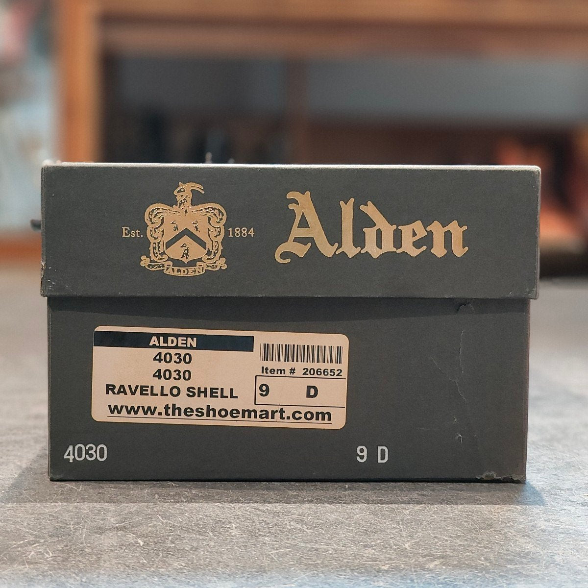 希少 使用数回 【ALDEN】オールデン The Shoe Mart別注 4030 NST タンカーブーツ コードバン ラベロ サイズUS9D アバディーンラスト