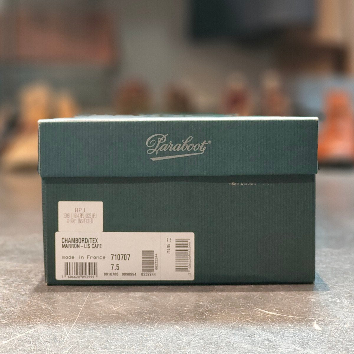 美品 【Paraboot】パラブーツ シャンボード Uチップ リスレザー カフェ サイズ UK7.5 定価¥96,800-