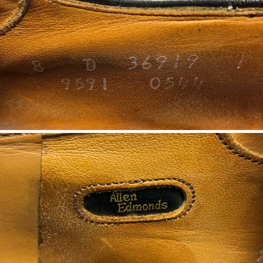 【Allen Edmonds】アレンエドモンズ 9591 ビジネスシューズ コードバン ブラウン(茶系) サイズ 8D ラスト