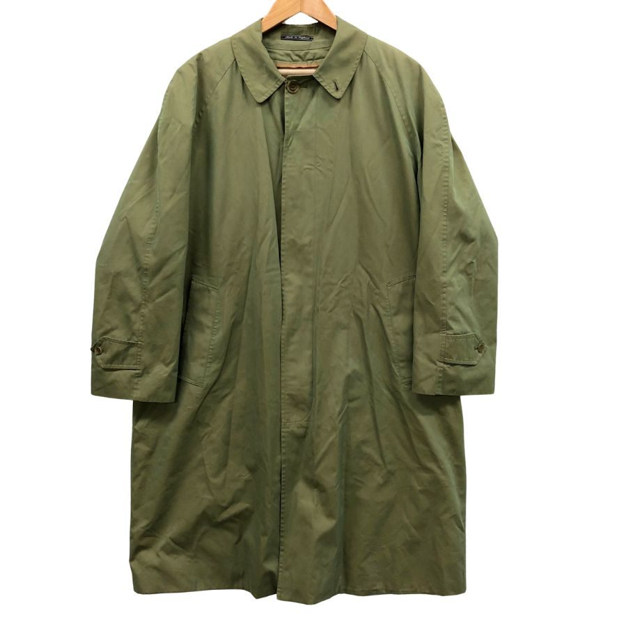 【WRIGHT&PEEL】ライト&ピール ステンカラーコート サイズ40 カーキ系 玉虫 ライナー付