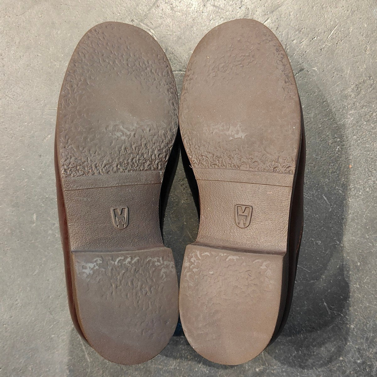 【J.M.WESTON】ジェイエムウエストン 180 シグニチャーローファー 旧旧旧ロゴ カーフ ダークブラウン サイズUK5.5C 41ラスト 参考定価¥156,200-