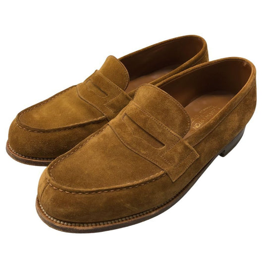 【J.M.WESTON】ジェイエムウエストン 180 シグニチャーローファー スエード ブラウン サイズUK7.5D