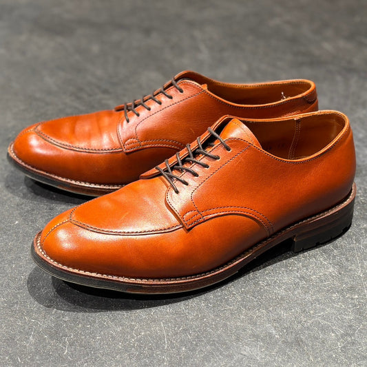 【ALDEN】オールデン レザーシューズ D7608C レザーソウル別注 Vチップ カーフ ブラウン サイズUS8.5D トゥルーバランスラスト