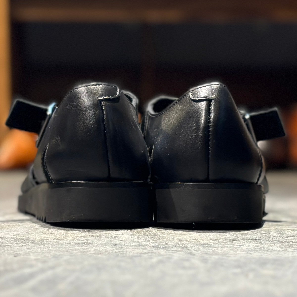 【Paraboot】パラブーツ グルカサンダル パシフィック カーフ ブラック サイズ 44