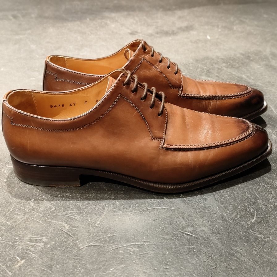 【Santoni】サントーニ 9475 Uチップ ブラウン サイズUK7