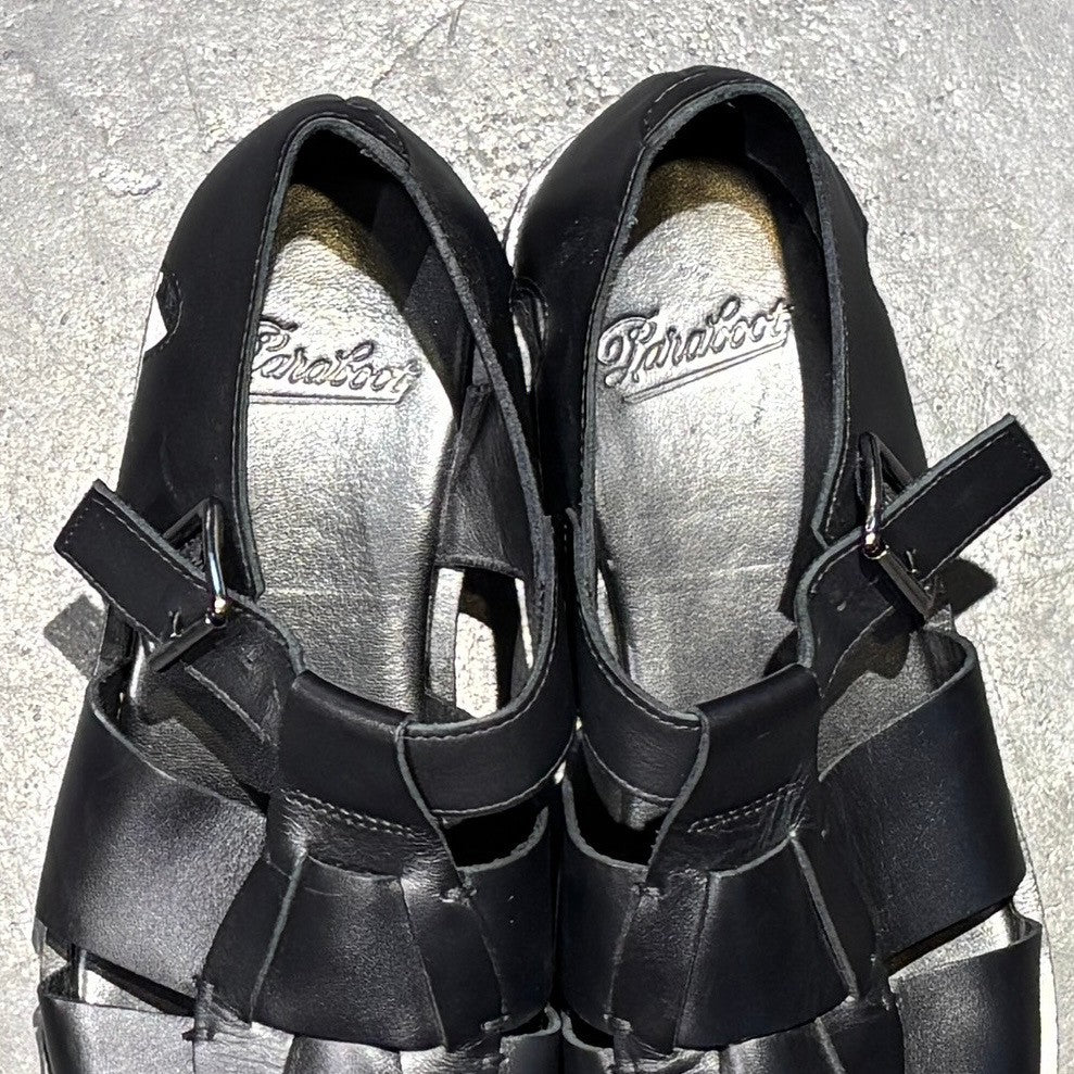 【Paraboot】パラブーツ グルカサンダル パシフィック カーフ ブラック サイズ 44