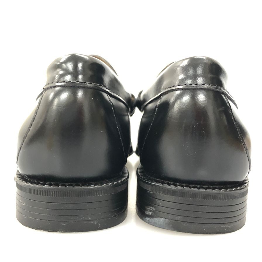 新品未使用 【G.H.Bass&Co. 】 ジーエイチバス 11775 リンカーン ビットローファー ハイシャインレザー ブラック サイズ US7 定価¥34,100-