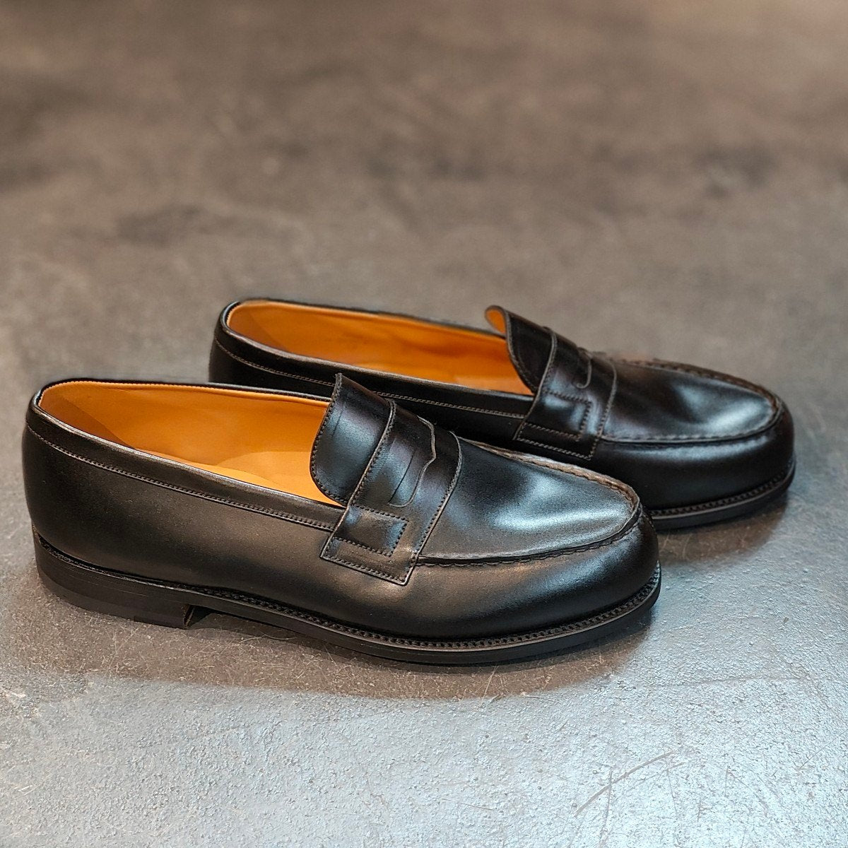 希少 新品未使用 【J.M.WESTON】ジェイエムウエストン 180 シグニチャーローファー コードバン ブラック サイズ UK7D 41ラスト 定価\302,500-