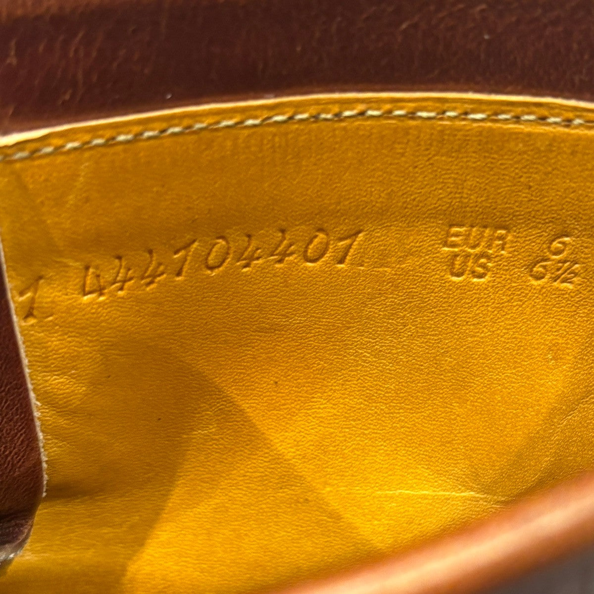 【JOHNLOBB】ジョンロブ レザーブーツ ロッキー キャップトゥ コテージライン PARISロゴ バッファローレザー ブラウン サイズUK6.5