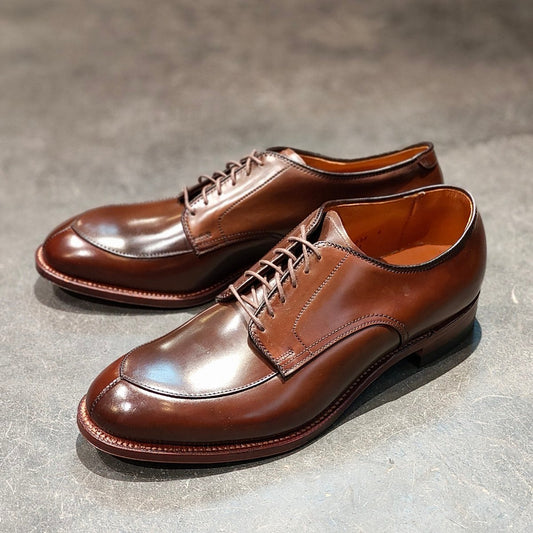 希少 新品未使用 【ALDEN】オールデン 125周年記念限定モデル 54951 Vチップ コードバン ダークブラウン サイズUS9.5D モディファイドラスト