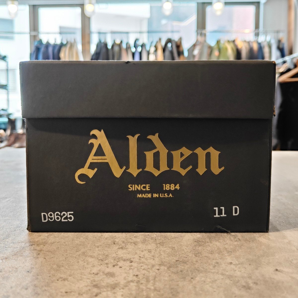 希少 未使用【ALDEN】オールデン モールデッドシュー別注 D9625 Vチップ コードバン ウイスキー サイズUS11D モディファイドラスト
