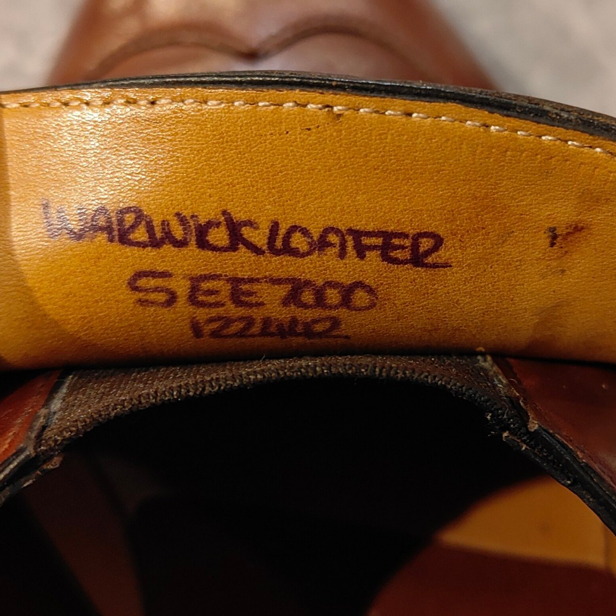 【JOHNLOBB】ジョンロブ ワーウィック ウイングチップ ローファー カーフ ブラウン サイズUK5EE 7000ラスト