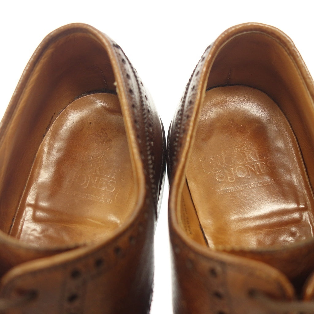 【CROCKETT&JONES】クロケット&ジョーンズ 8679 ペンブローク フルブローグ グレインレザー ブラウン UK7.5E 325ラスト PEMBROKE
