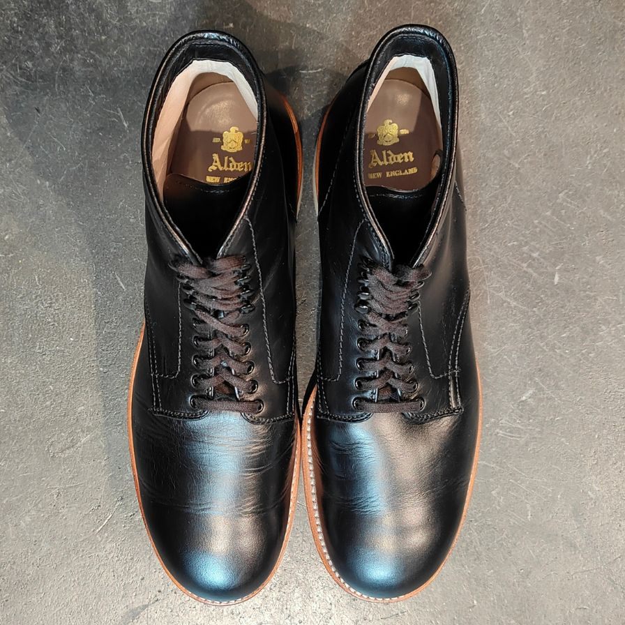 極美品◆【ALDEN】オールデン N4803H ブーツ クロムエクセル ブラック(黒) サイズ US9.5D 379ラスト