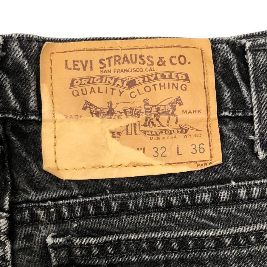 【LEVI’S】リーバイス デニムパンツ ブラック(黒) サイズ W32 L36