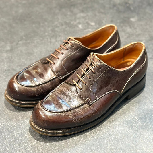 【J.M.WESTON】ジェイエムウエストン 641 ゴルフ 旧旧ロゴ カーフ ブラウン サイズUK5.5C相当 31ラスト