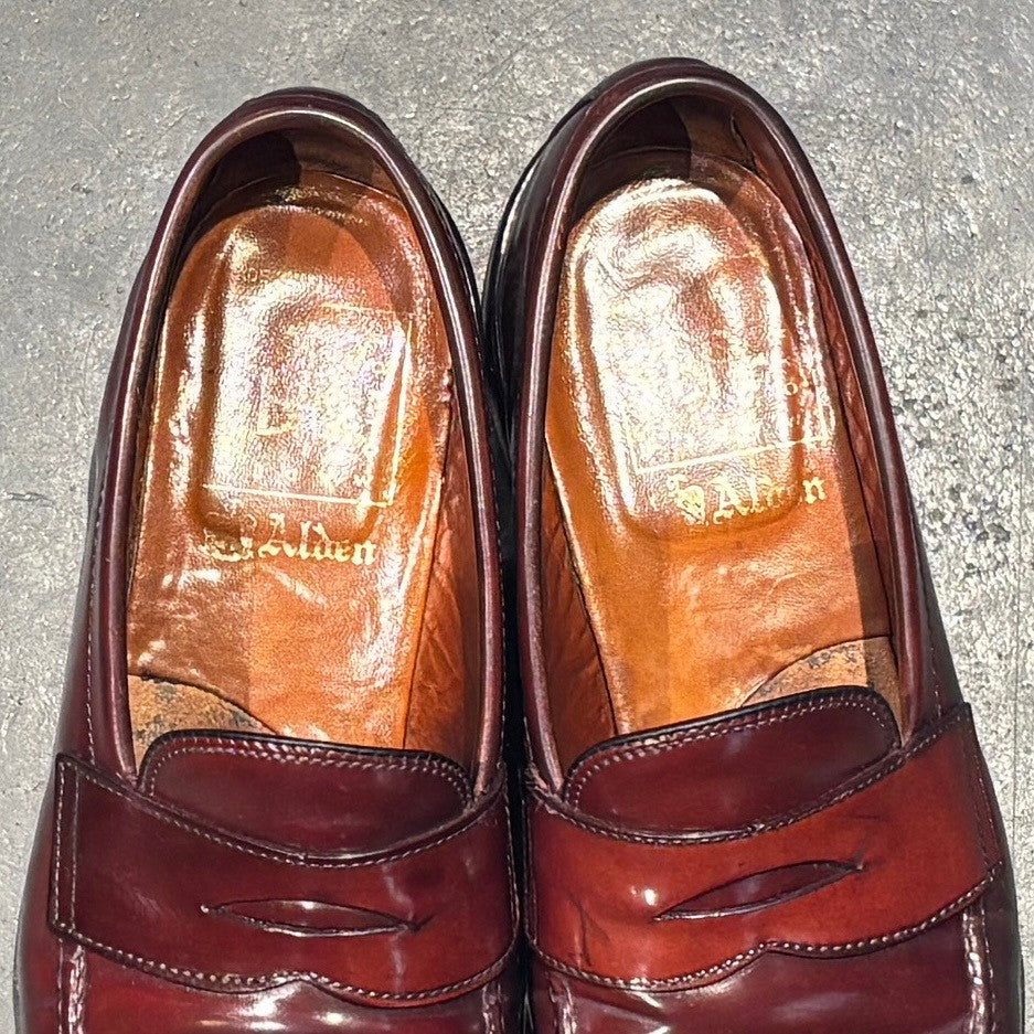 【ALDEN】オールデン ペニーローファー 99161 ビームスプラス別注 コードバン ダークバーガンディ  サイズUS10.5D バンラスト